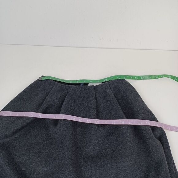 Reformation Lucy Maxi Skirt Size 2 Dark Academia Women Pockets In Charcoal Wool - Picture 8 of 12